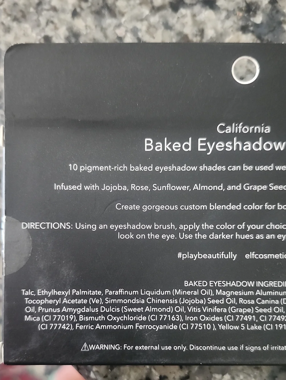 E.L.F. California Baked Eyeshadow Palette